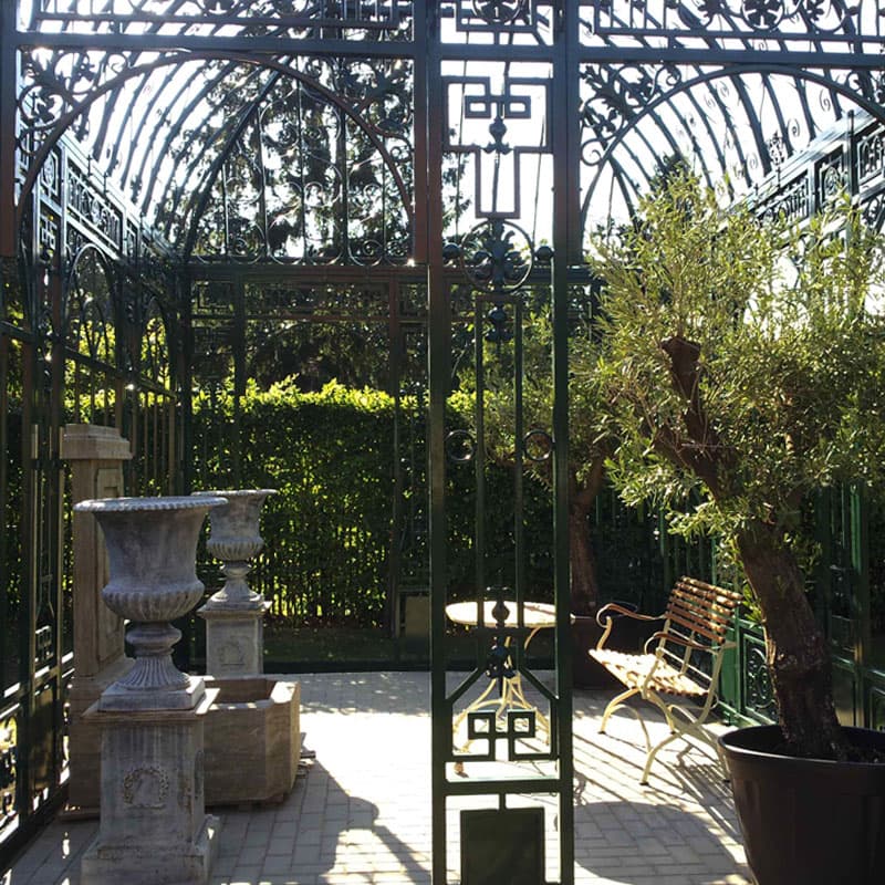 Traditional style orangery, using decorative cladding and ...