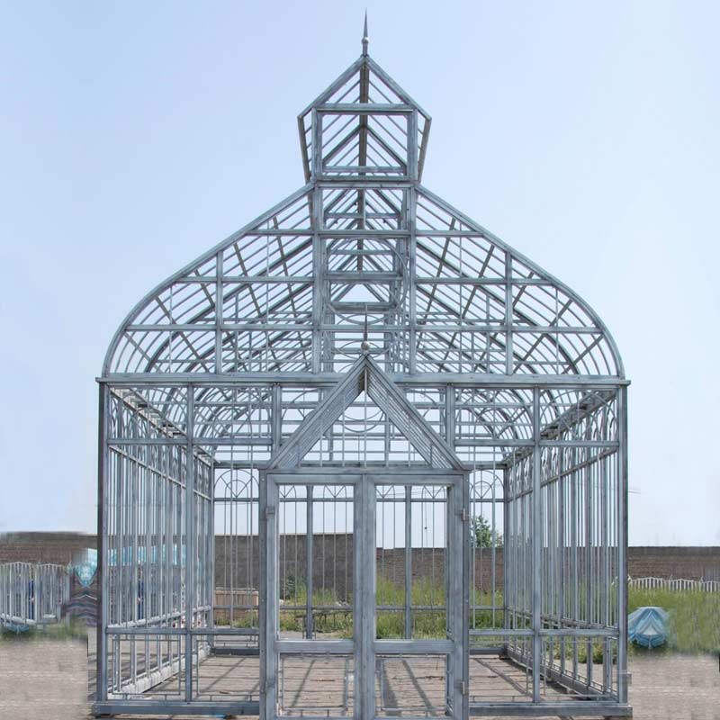 luxury iron pavilon cast iron solarium-Gazebo backyard ...