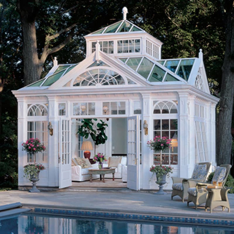 England home attached year round greenhouse for wedding ...