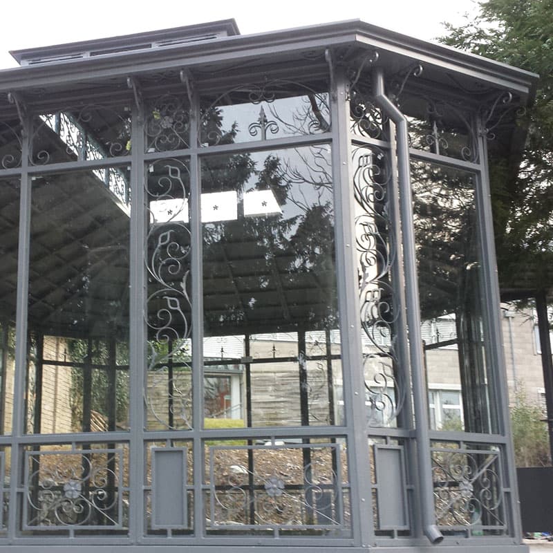 wrought iron greenhouse architecture suppliers for coffee ...