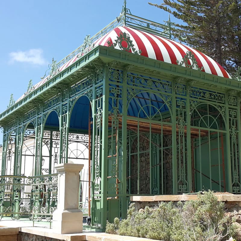 luxury victorian greenhouse architecture for wedding ceremony ...