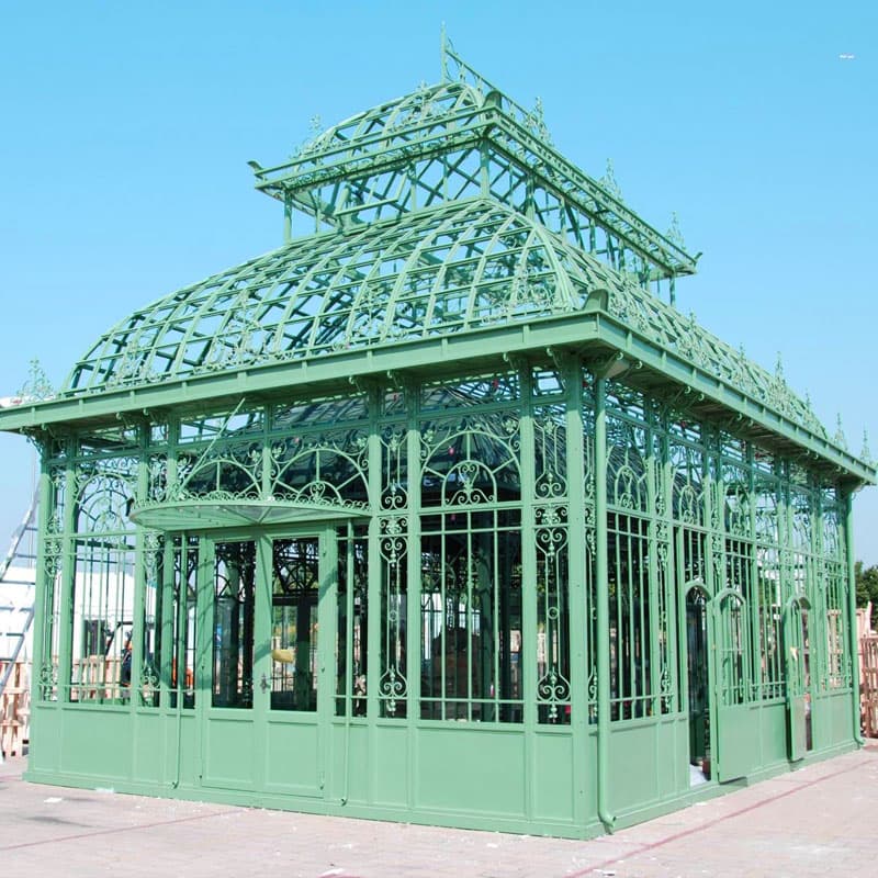 Large custom victorian style greenhouse / conservatory ...