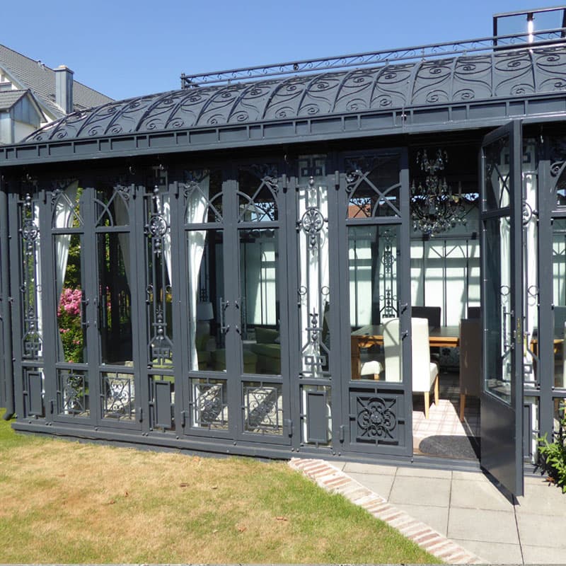 England classic traditional orangery for plant-Wrought Iron ...