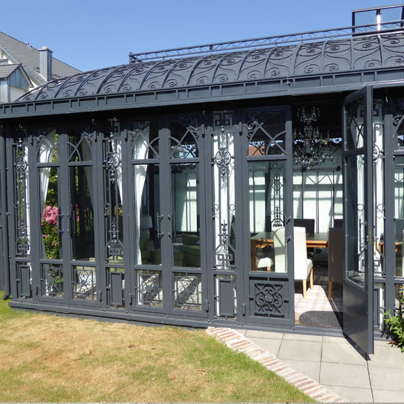 Orangery Glass Compact Model - Polycarbonate Greenhouses ...