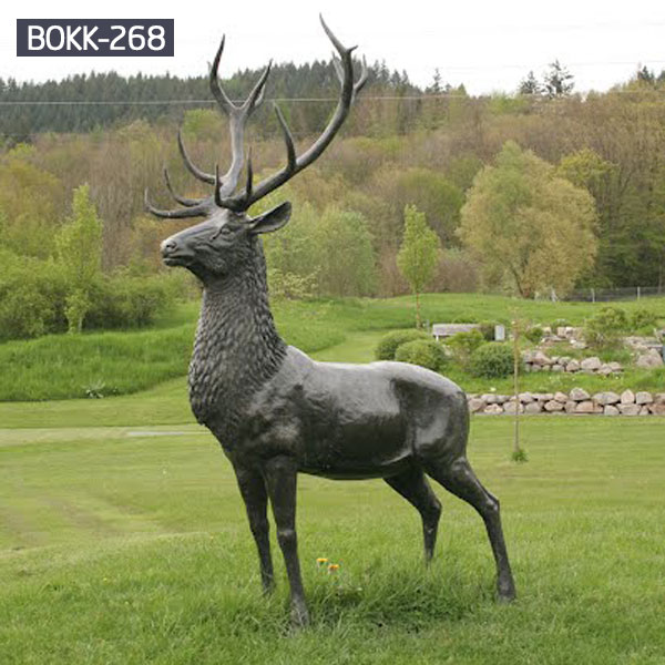 christma brass stag garden statue for sale- Bronze animal ...