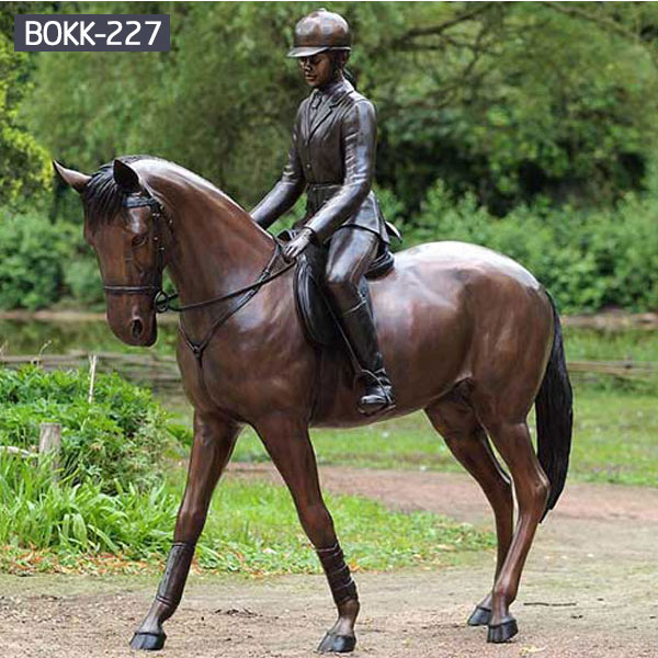 vintage large rearing horse bronze statue garden decor America
