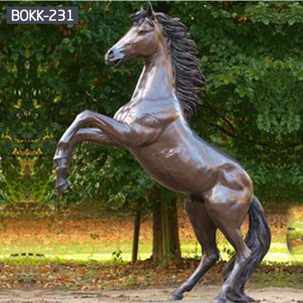 vintage famous bronze rearing horse sculpture supplier Alibaba