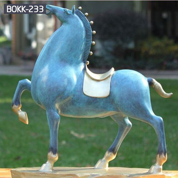 outdoor brass rearing horse statue for sale America