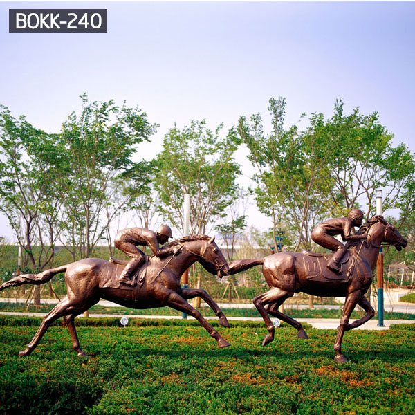 vintage giant bronze rearing horse sculpture garden decor America