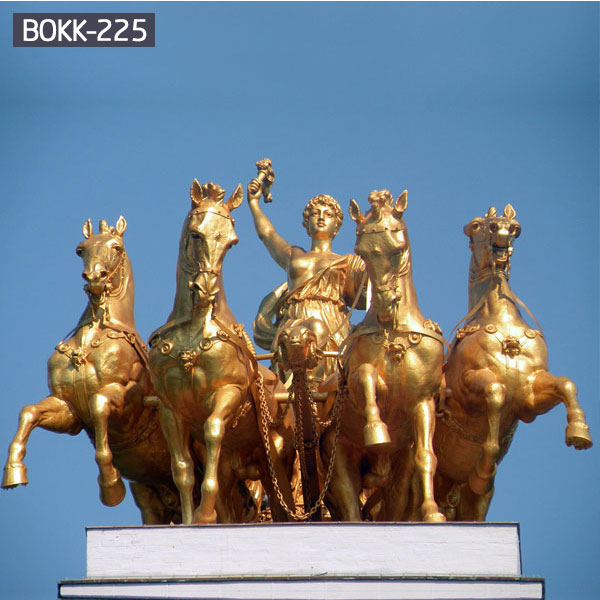 garden antique rearing horse bronze statue home decor