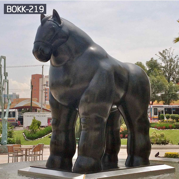 vintage giant bronze rearing horse sculpture garden decor America