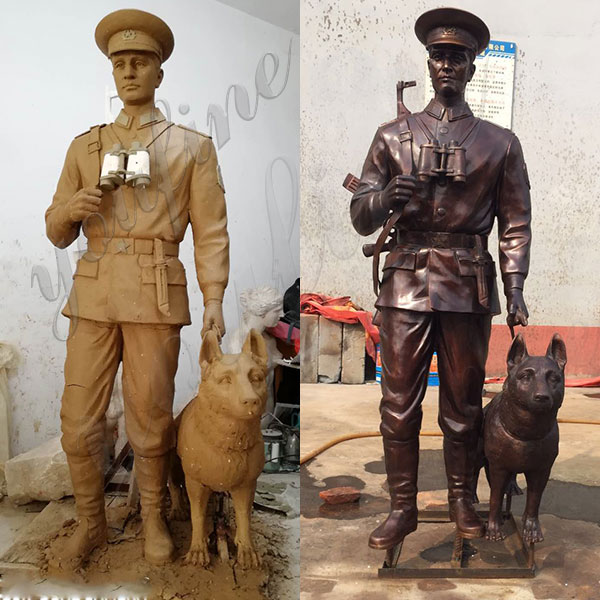 Antique Bronze Lady with Birds - lifesizestatue.com