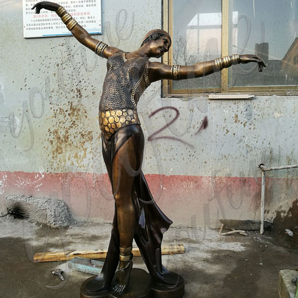 Girl bronze statue | Etsy