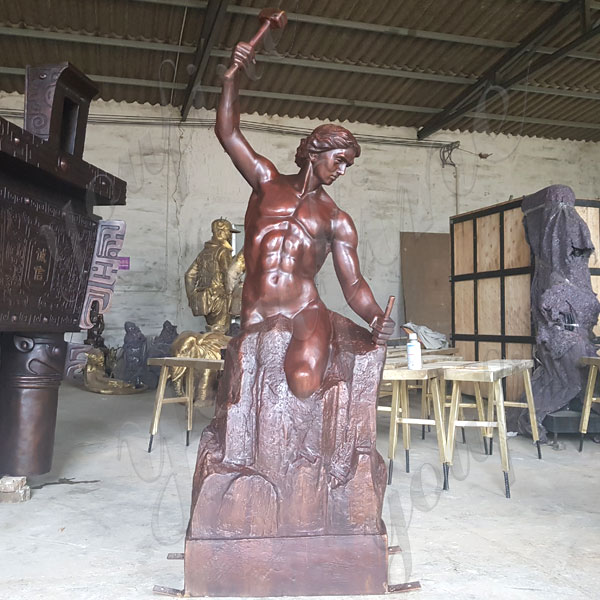 soldier sculpture contemporary casting bronze get a statue of ...