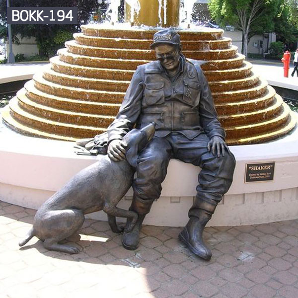 Large Vietnam Fallen Soldier Battle Cross Bronze Statues for Sale