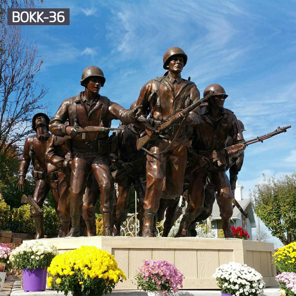 Garden Vietnam Fallen Soldier Battle Cross Statue for Sale