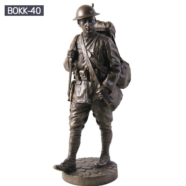 Outdoor Air force Battle Cross Bronze Statue Fallen Soldier Memorial Cost