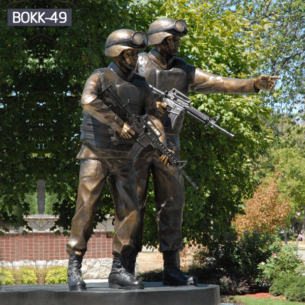 Memorial Air force Fallen Soldier Battle Cross Statue Cost