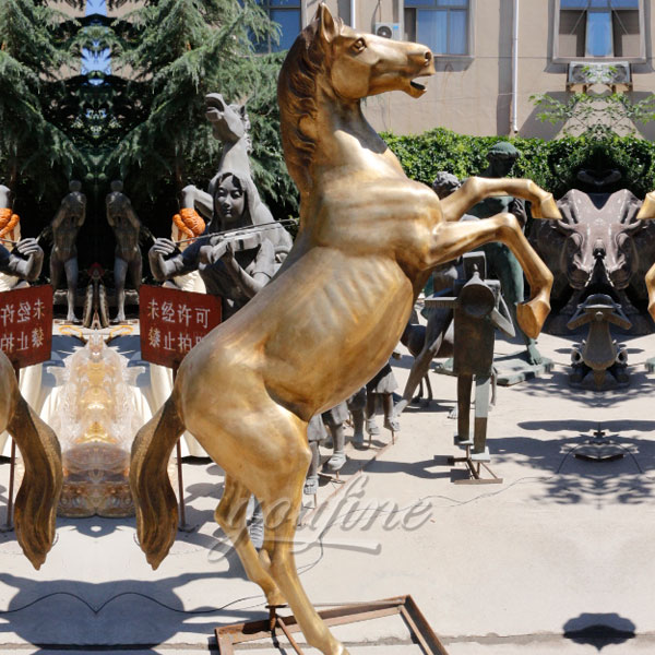 Antique Life Size bronze horse statue for sale