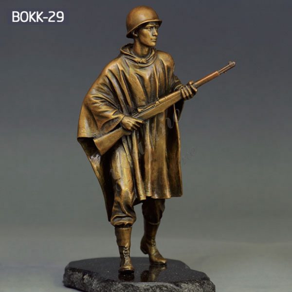 Outdoor Life Size Bronze Military Soldier Statue for Sale BOKK29 Fine