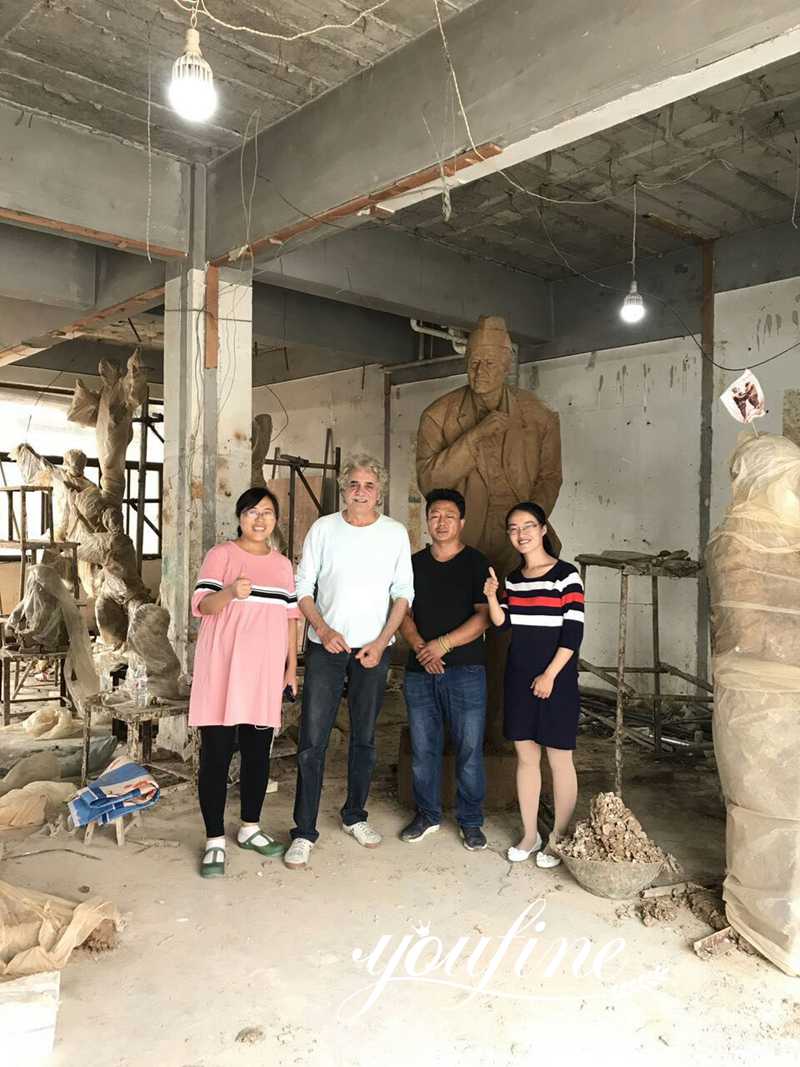 Custom Bronze Statue of Famous Actress for Israel Clients