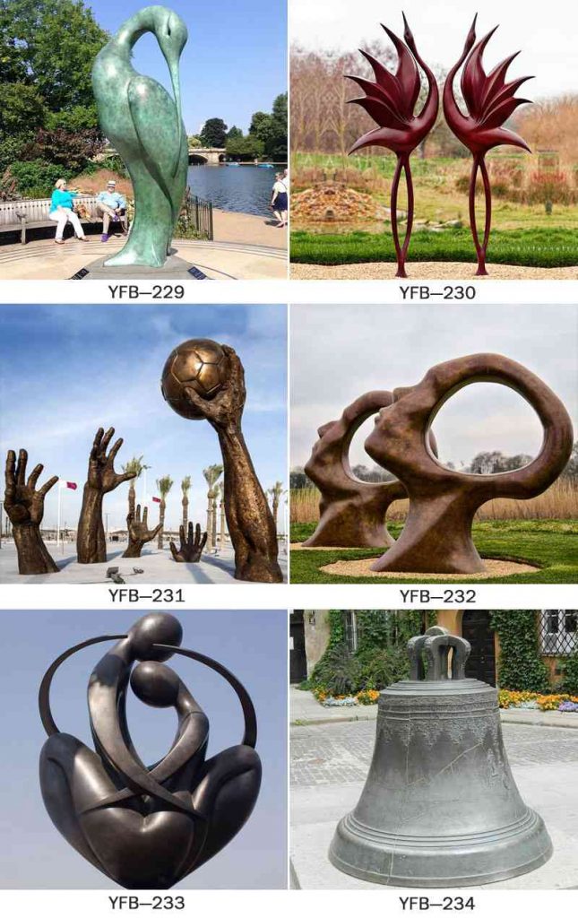 Custom Bronze Hand Sculpture Lawn Decor for Sale BOKK530 Fine Art