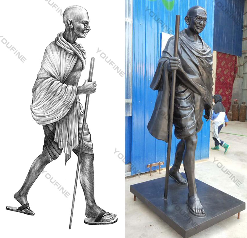 Gandhi sculpture