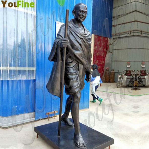 Life-size Custom Bronze Mahatma Gandhi Sculpture for Sale