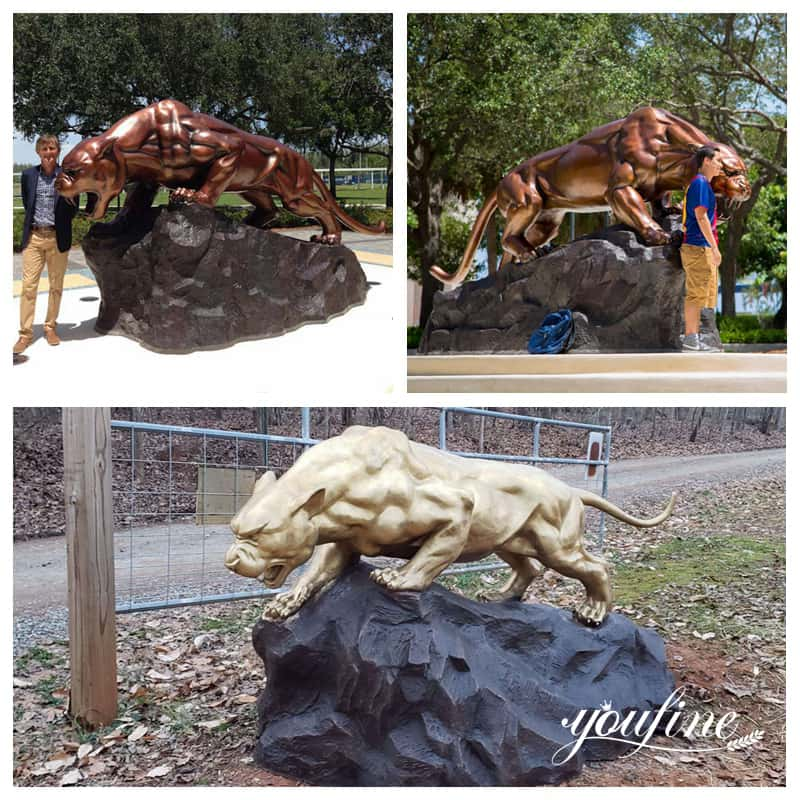 black panther sculpture