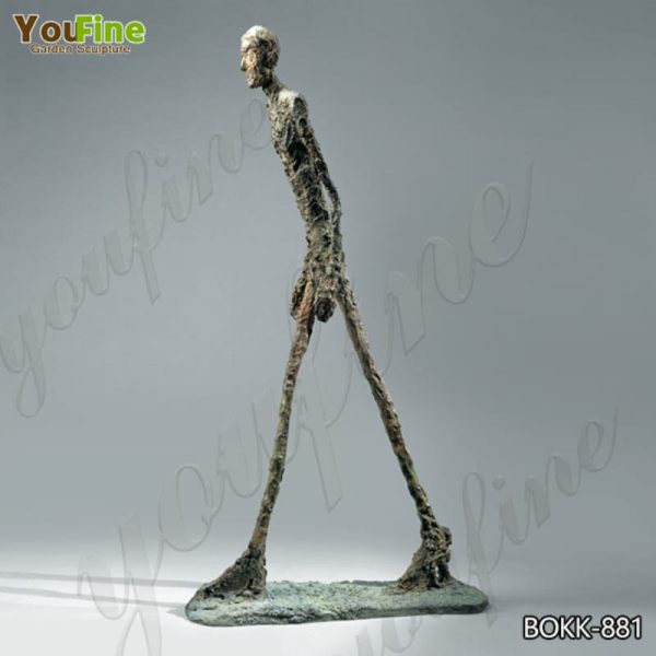 Outdoor Bronze Abstract Walking Man Sculpture for Sale BOKK-881