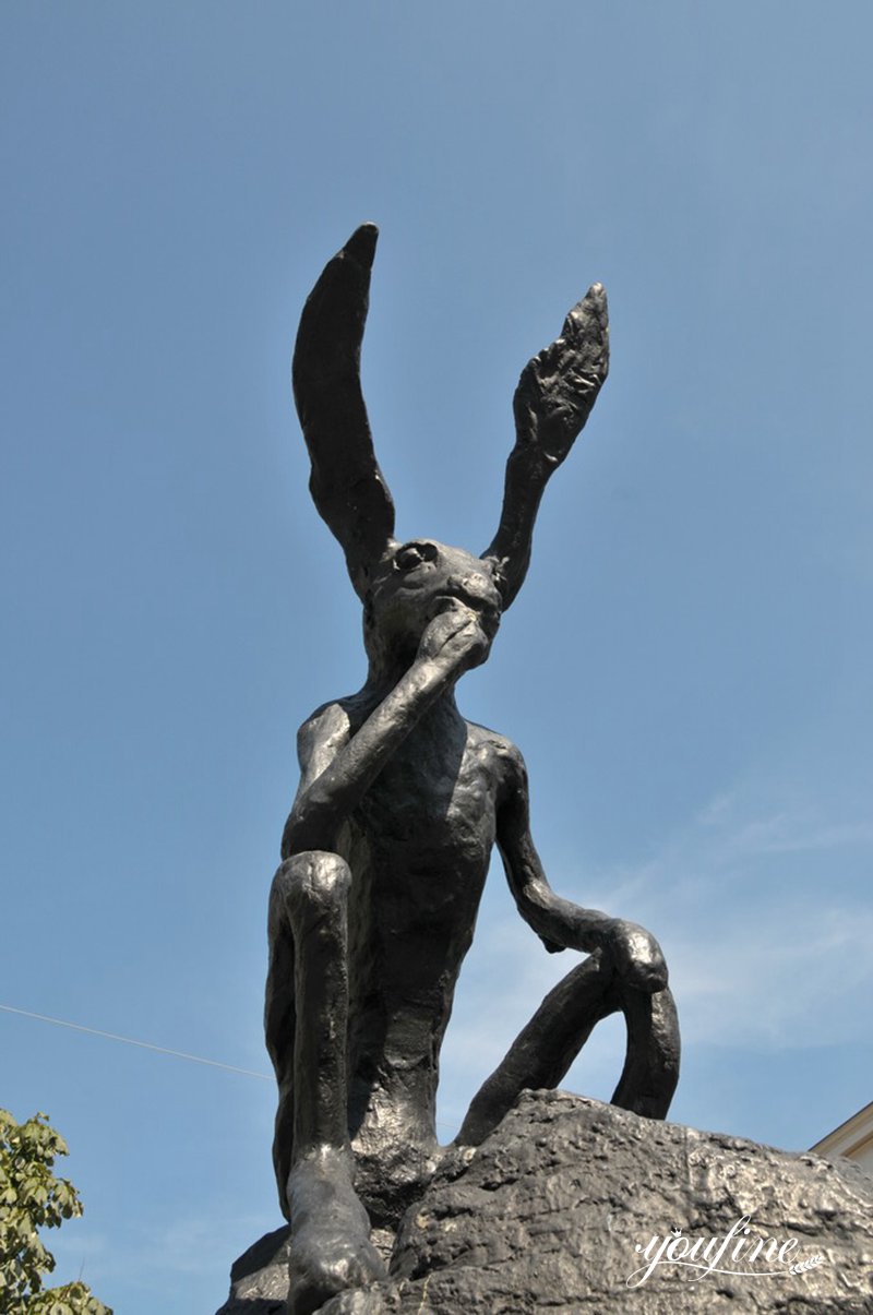 Thinker on a Rock - YouFine Sculpture 