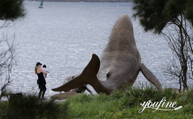 large whale sculpture - YouFine Sculpture