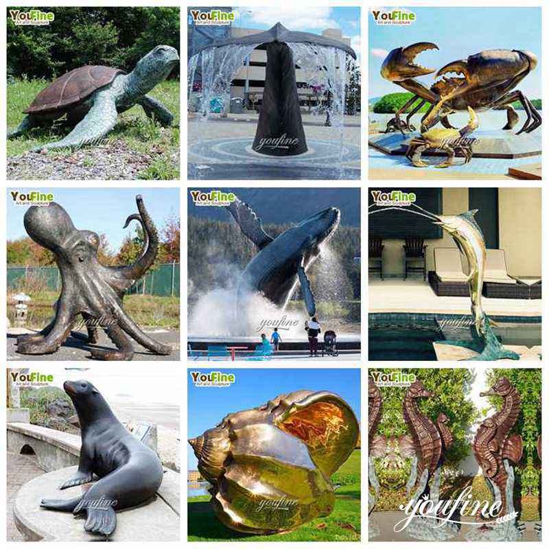 sea animal sculpture - YouFine Sculpture