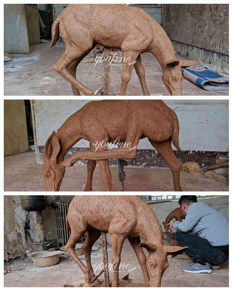 deer statue for garden -YouFine Sculpture 