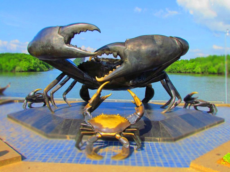 Bronze Crab sculpture animal statue supplier