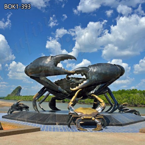 Large Outdoor Bronze Crab Sculpture for Public