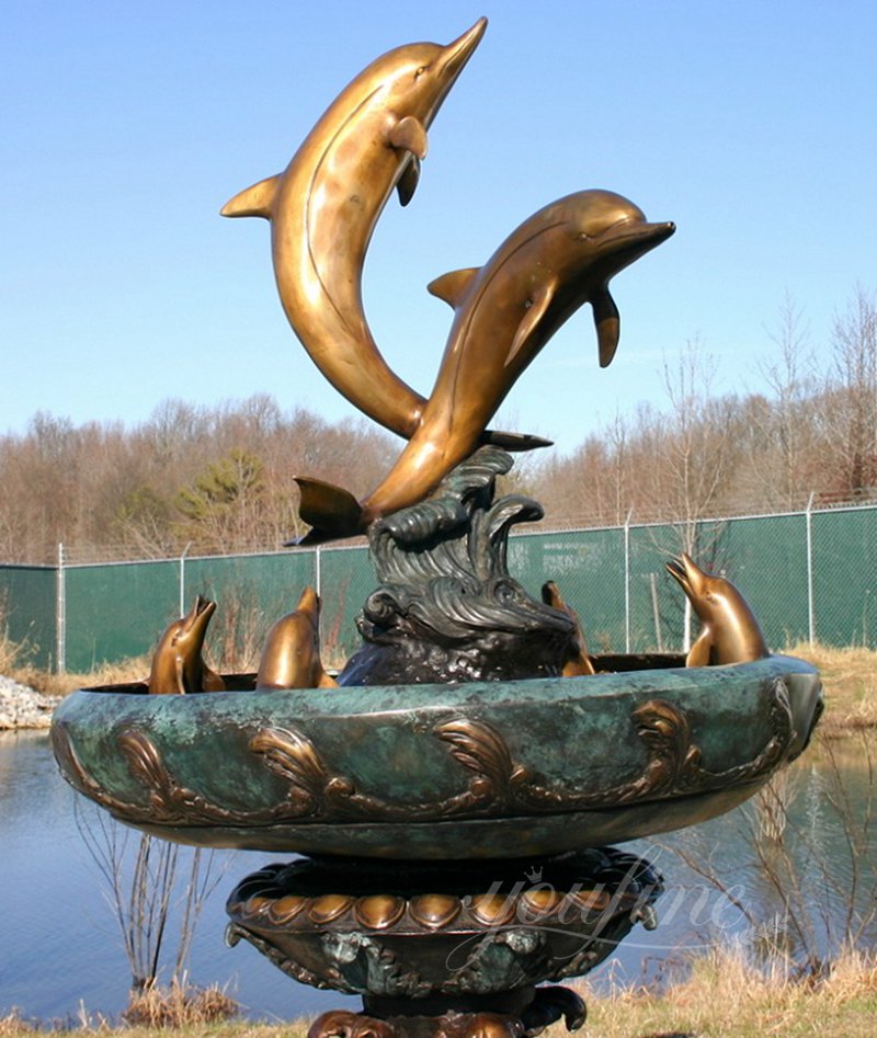 Stunning Dolphin Statue Fountain Enhance Your Outdoor Space
