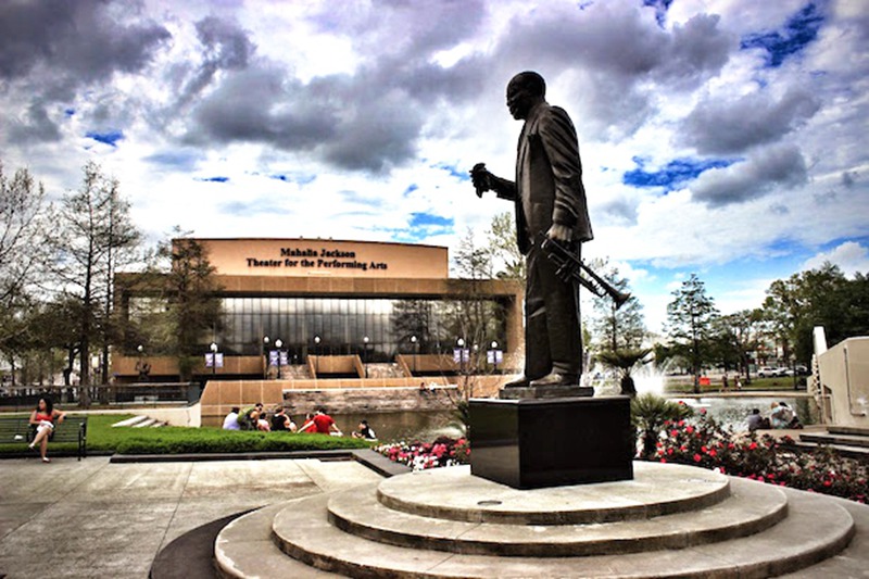 Life Size Bronze Louis Armstrong Sculpture for Outdoor