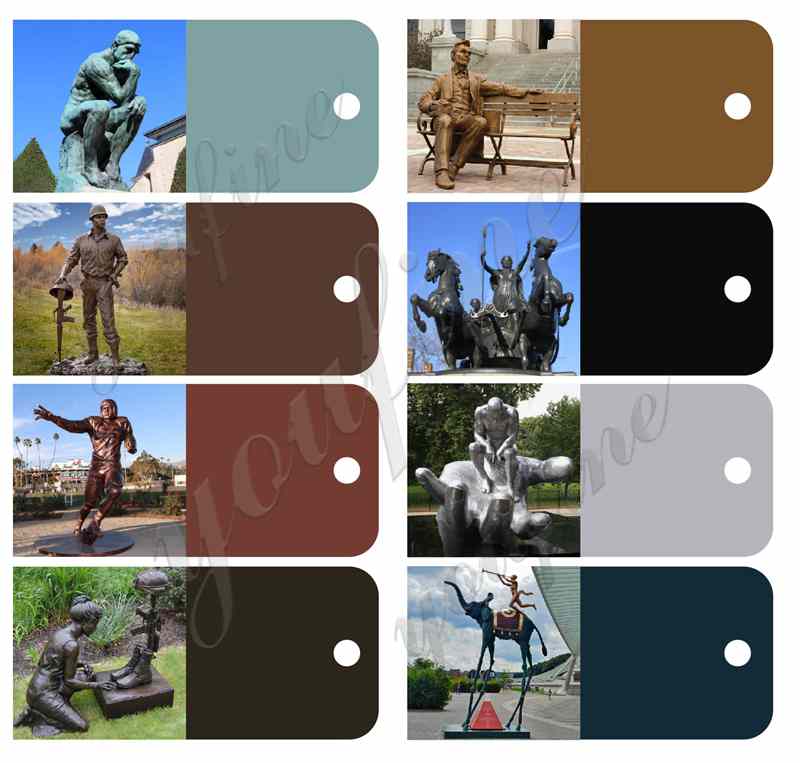 bronze figure statues