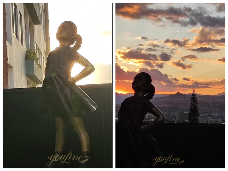 bronze fearless girl statue feedback